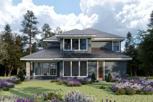 2220 Rear Elevation Rendering